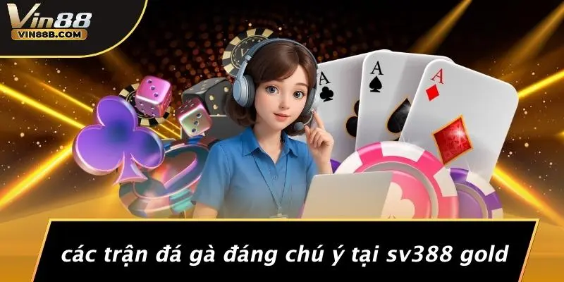 Các Trận Đá Gà Đáng Chú Ý Tại Sv388 Gold